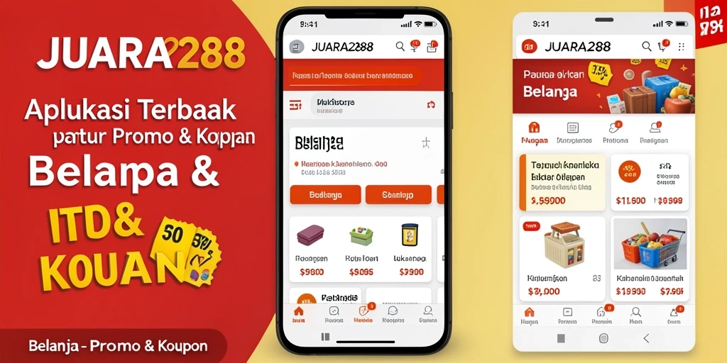 Tampilan aplikasi JUARA288 dengan berbagai promo menarik.