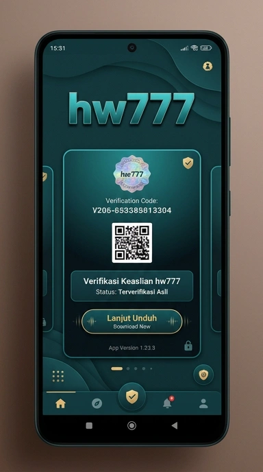 Tampilan kanal resmi hw777